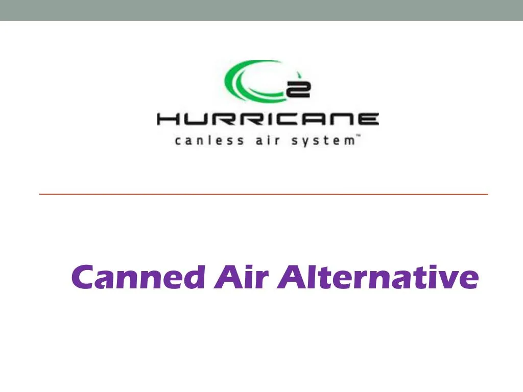 canned air alternative