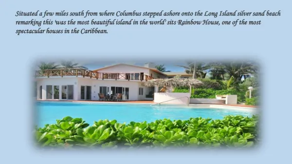Luxury Vacation Rentals Bahamas