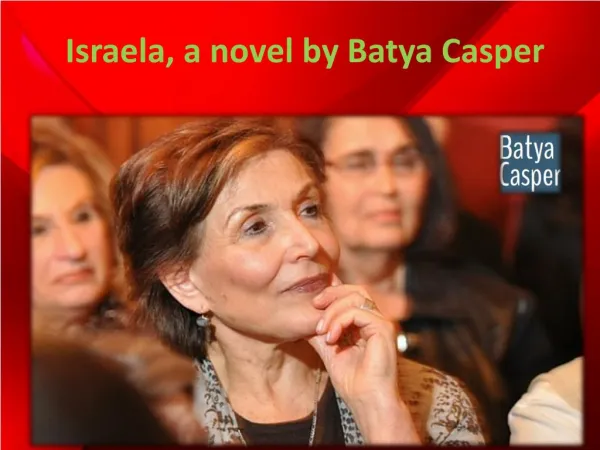 Israela, a novel by Batya Casper