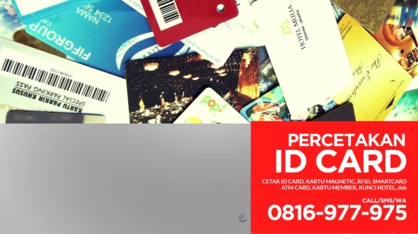 WA 0816-977-975 - Harga Cetak ID Card, Contoh Kartu Member