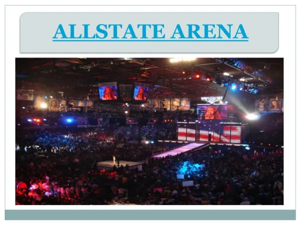 Allstate Arena Rosemont