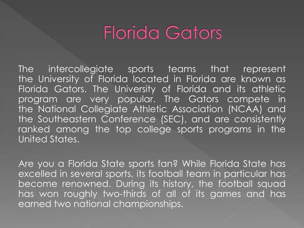 florida gators