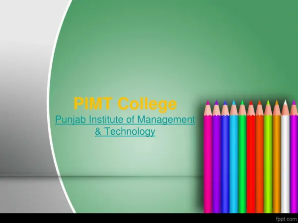 PIMT College - Best B.Sc Agriculture College In Punjab, India | Fees, Cut-off, Placements in North India