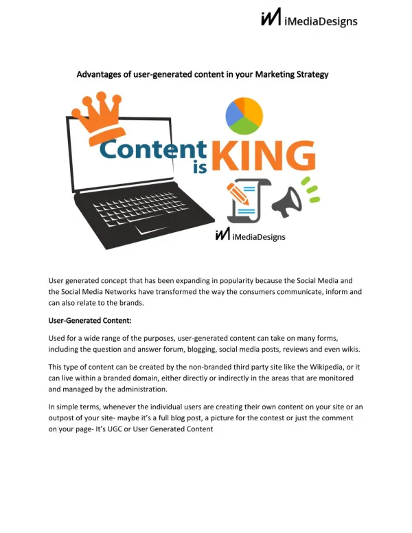 Marketing strategy content imediadesign