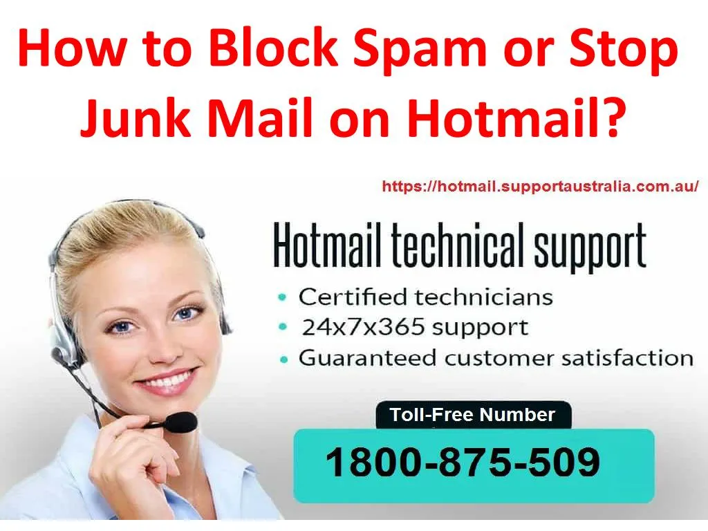 how to block spam or stop junk mail on hotmail