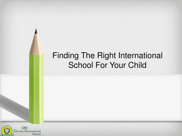 Finding The Right International School For Your Child