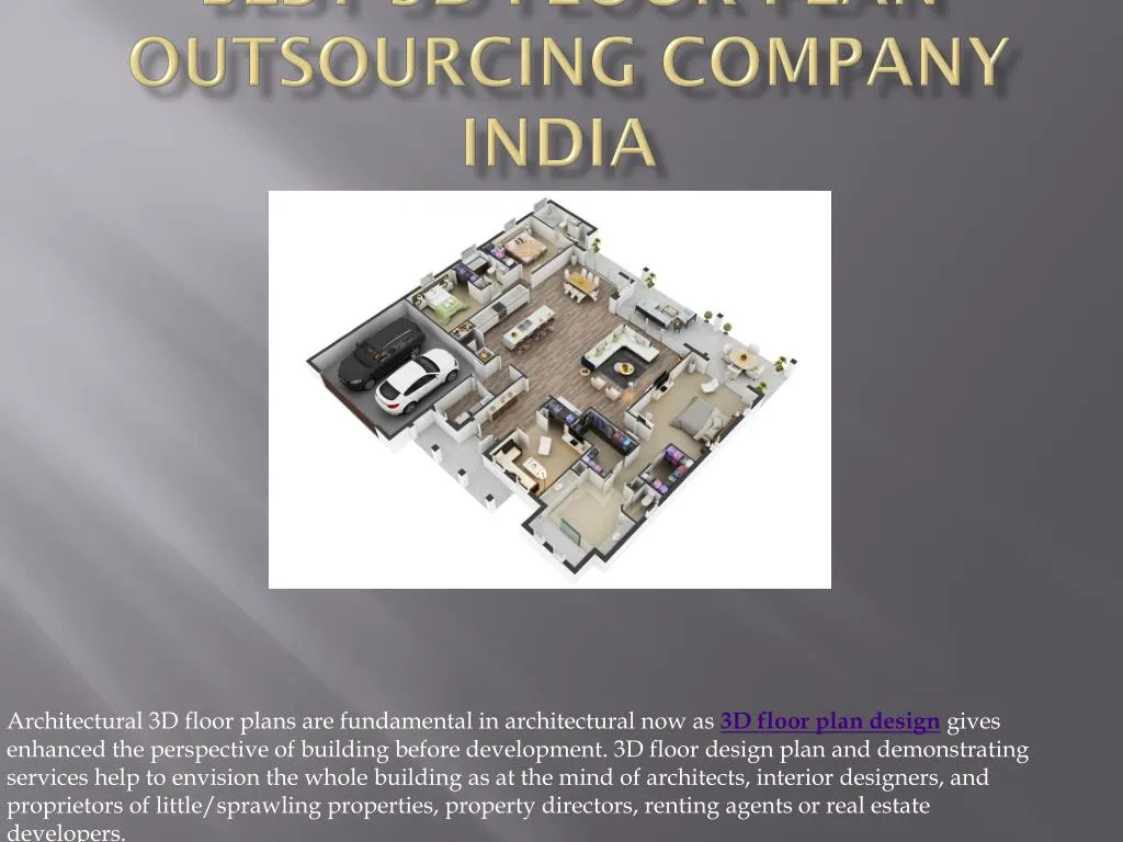 best 3d floor plan outsourcing company india