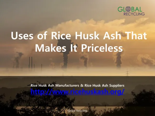 Uses of Rice Husk Ash That Makes It Priceless