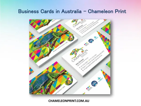 Business Cards in Australia - Chameleon Print