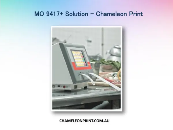 MO 9417 Solution - Chameleon Print