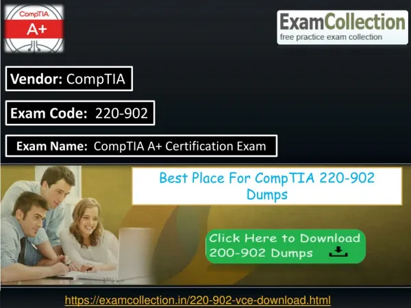 Examcollection 220-902 Braindumps