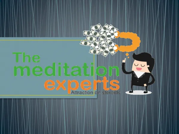 Focal points of Getting a Meditation Expert