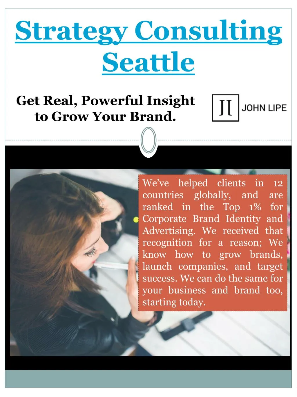 strategy consulting seattle