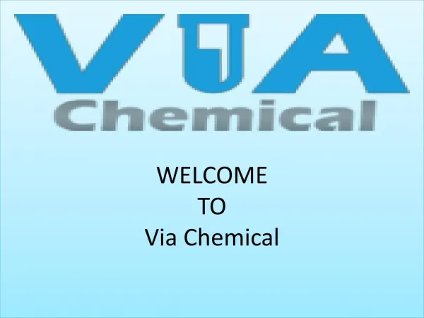 CPE, HCPE, CPVC Resin Raw Material Manufacture | Via Chemical