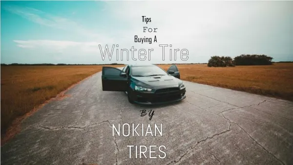 Tips For Buying A Winter Tire