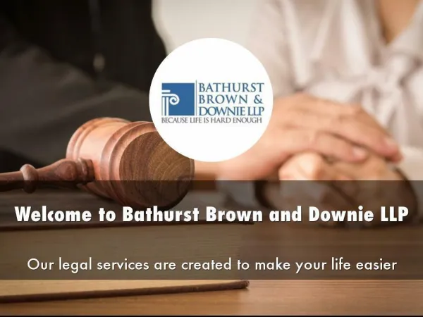 Information Presentation Of Bathurst Brown and Downie