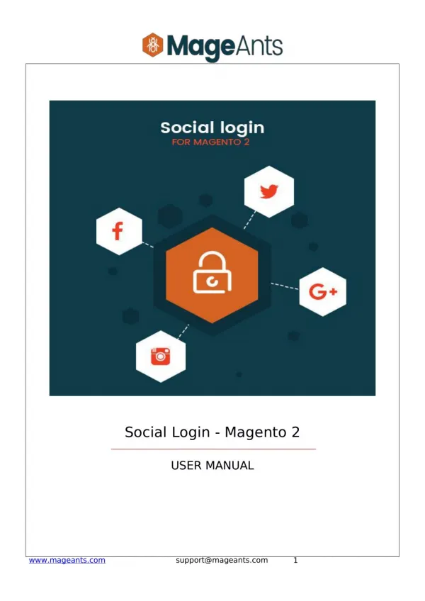 Magento 2 Social Login