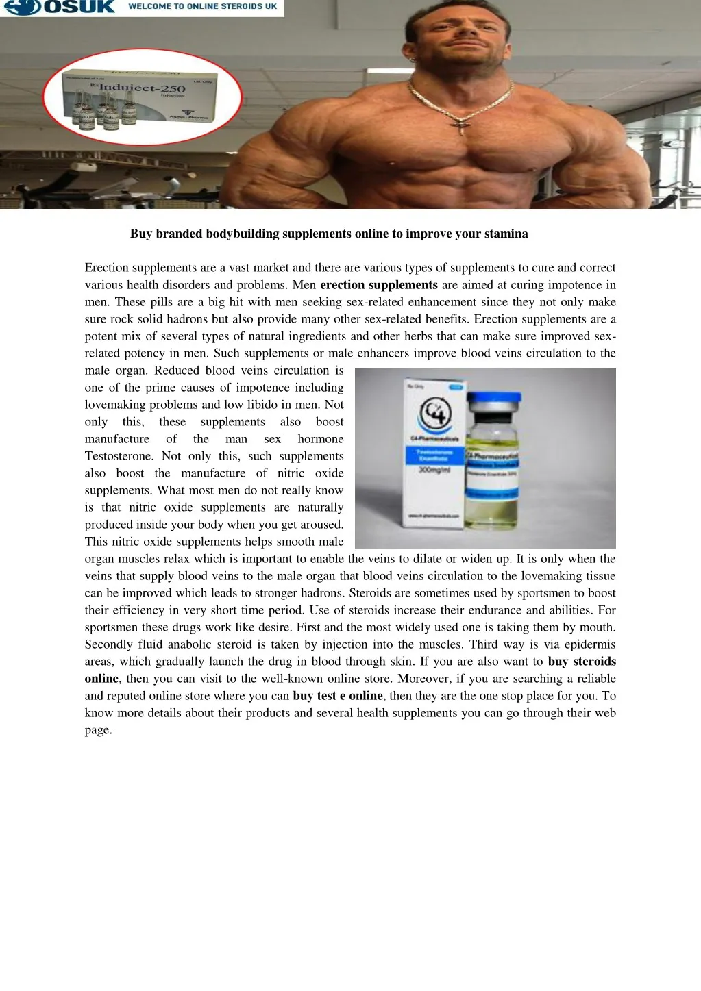 buy branded bodybuilding supplements online