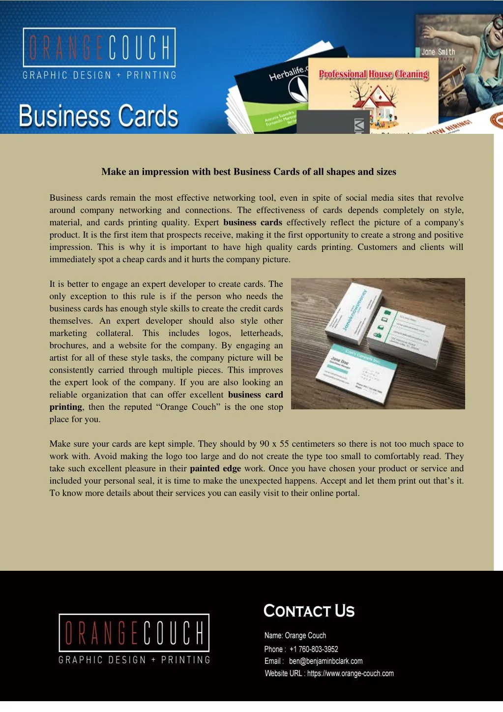 make an impression with best business cards