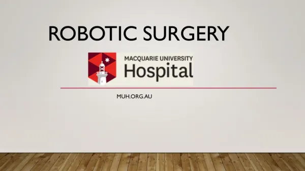 Da Vinci Robot | Da Vinci Surgical System | Macquarie University Hospital