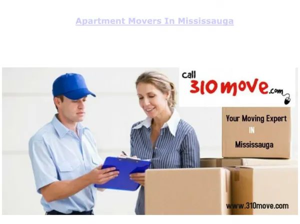 Residential Moving Services Mississauga