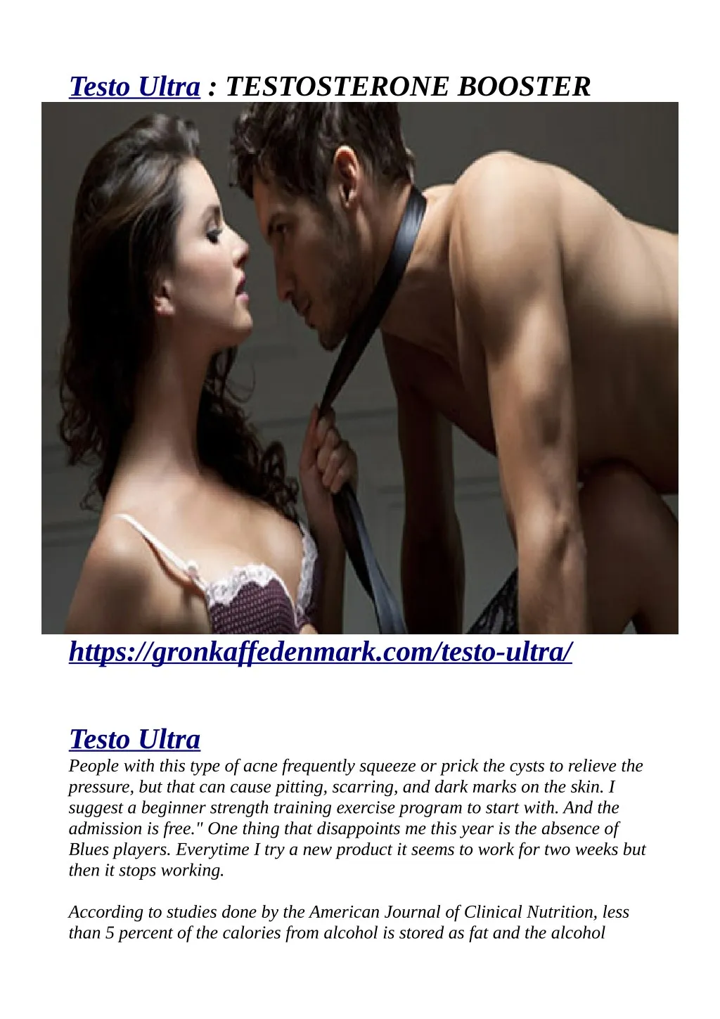 testo ultra testosterone booster