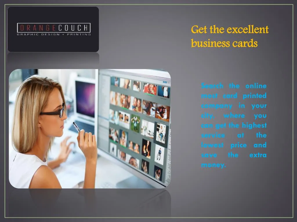 get the excellent business cards