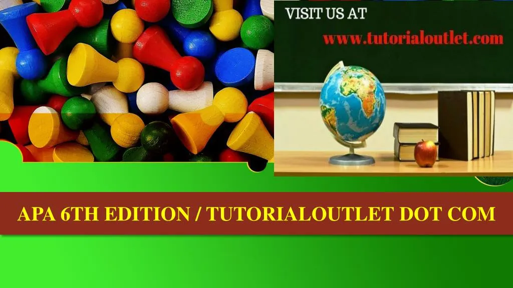 apa 6th edition tutorialoutlet dot com