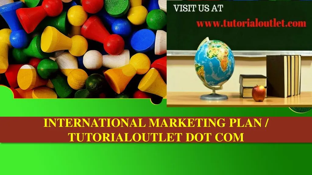 international marketing plan tutorialoutlet dot com