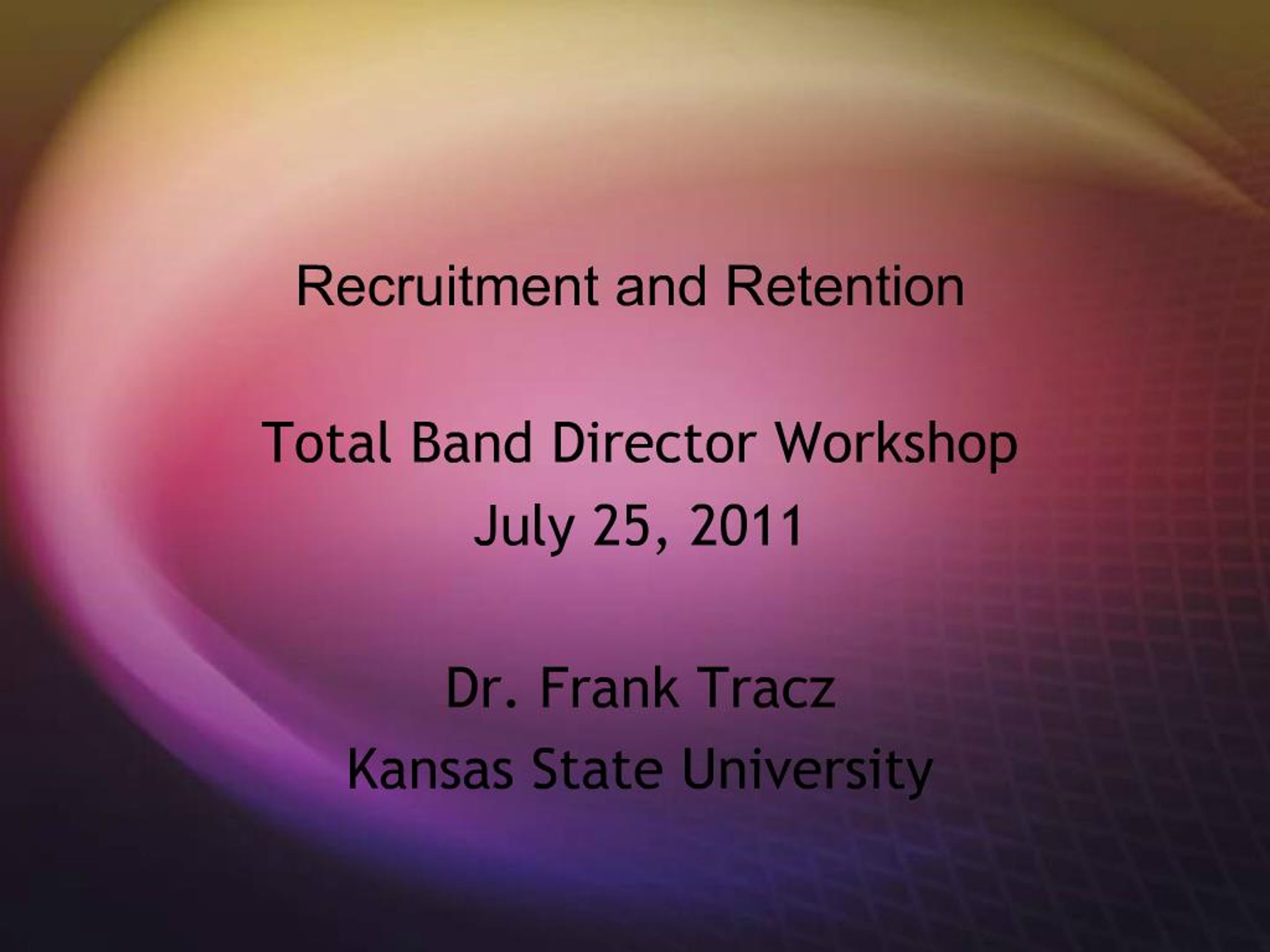 PPT - Recruitment and Retention PowerPoint Presentation, free download ...