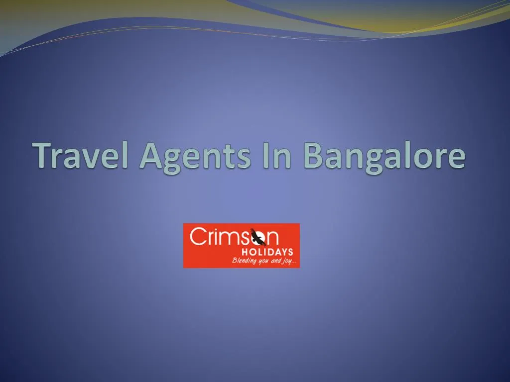 travel agents in bangalore
