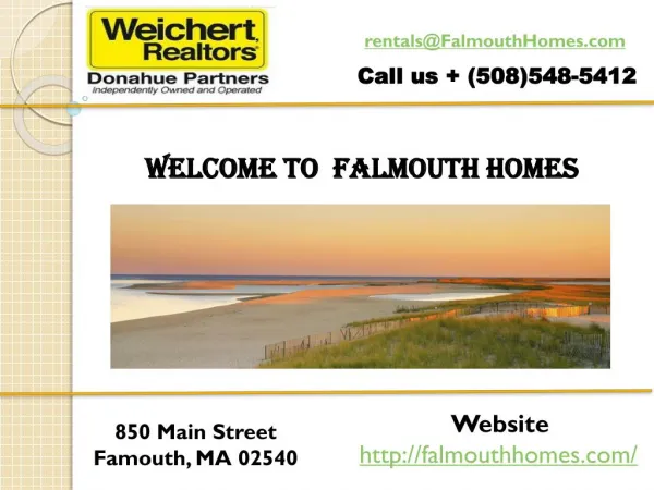North falmouth real estate