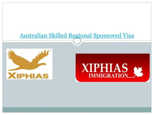 About Australian Skilled Regional Sponsored Visa