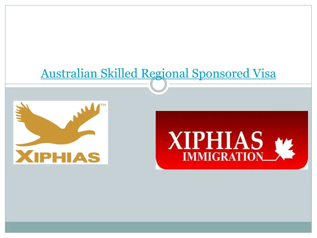 australian skilled regional sponsored visa