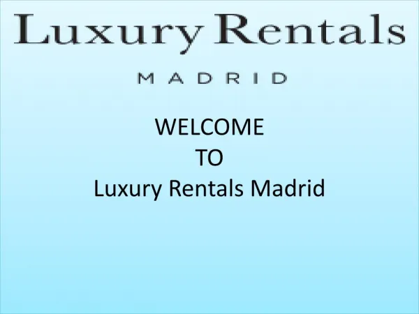 Alquiler apartamentos - Madrid apartments | Madrid apartment rentals