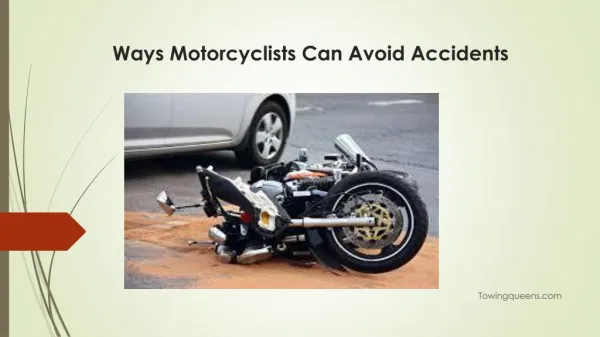 Ways Motorcyclists Can Avoid Accidents