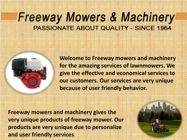 Get the amazing services of lawnmowers