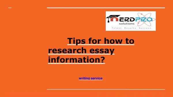 Tips For How To Research Essay Information?