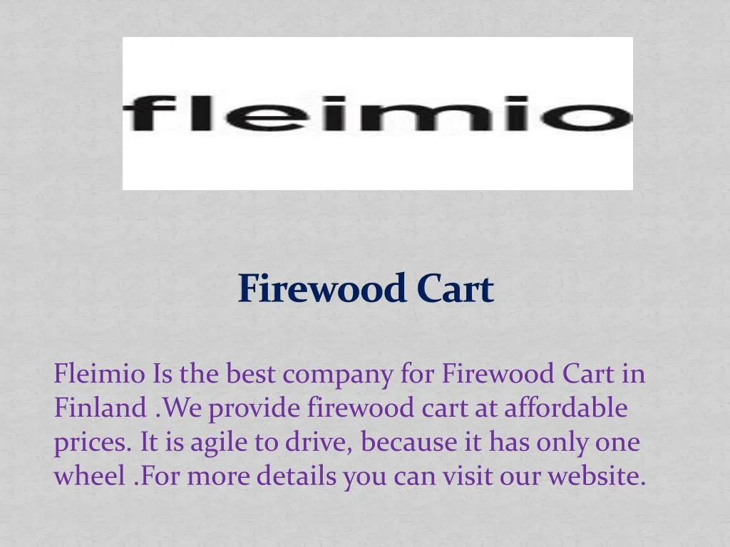 firewood cart