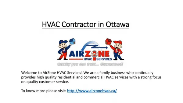 HVAC Contractor in Ottawa