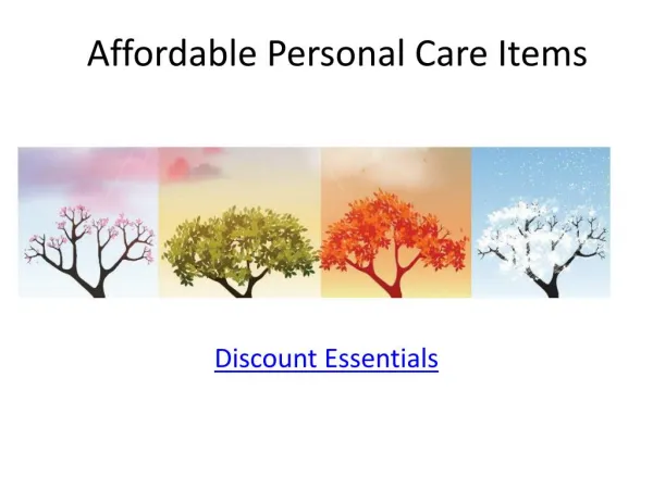 Affordable Personal Care Items