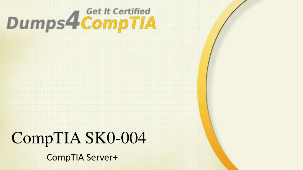 comptia sk0 004 comptia server