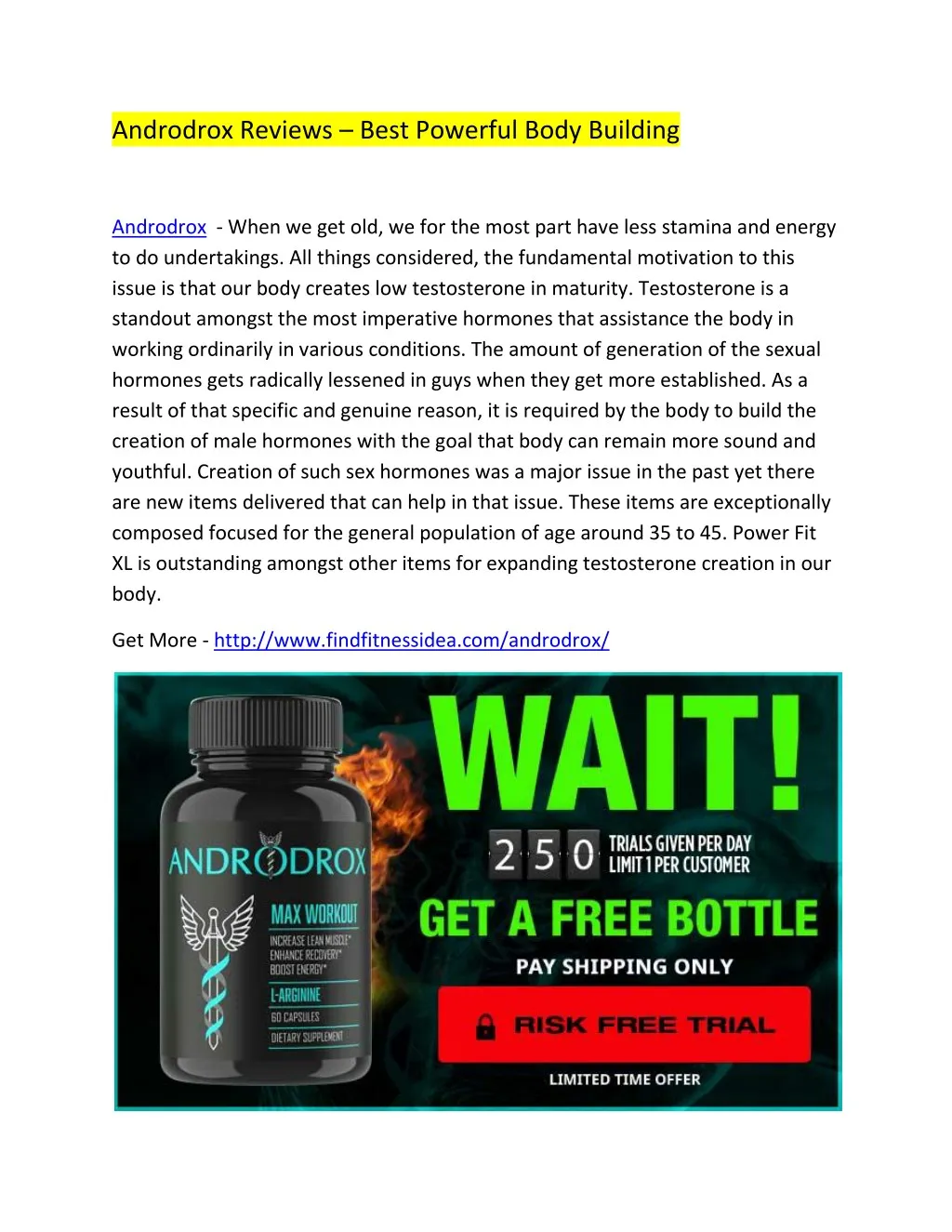 androdrox reviews best powerful body building