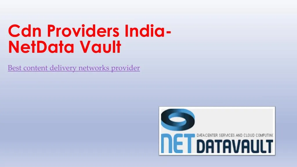 c dn providers india netdata vault