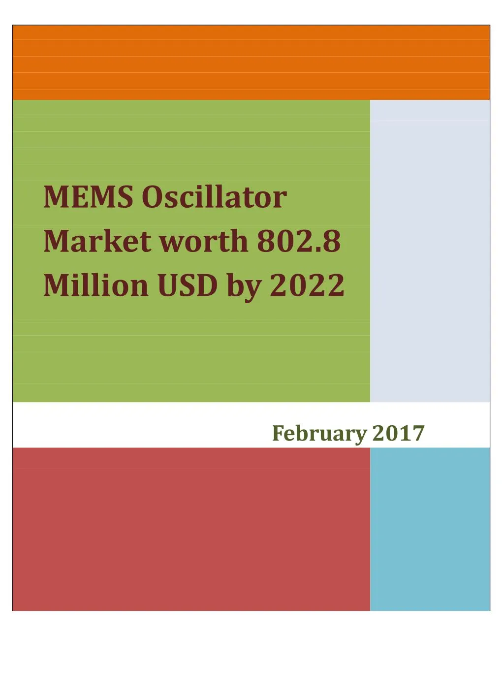 mems oscillator market worth 802 8 million