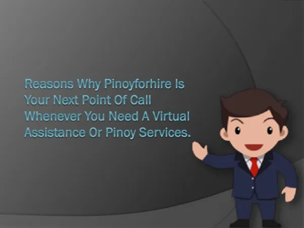 Reasons Why Pinoyforhire Is Your Next Point Of Call Whenever You Need A Virtual Assistant Philippines
