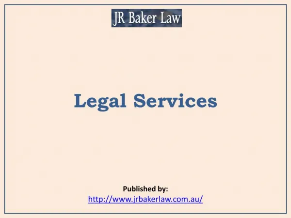 Legal Services