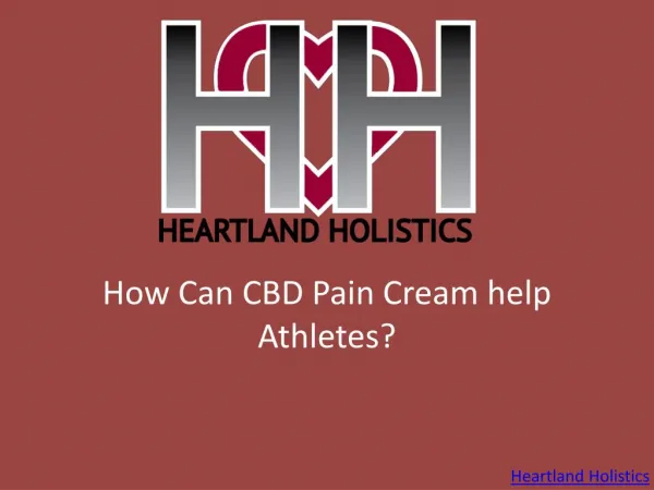 How Can CBD Pain Cream help Athletes?
