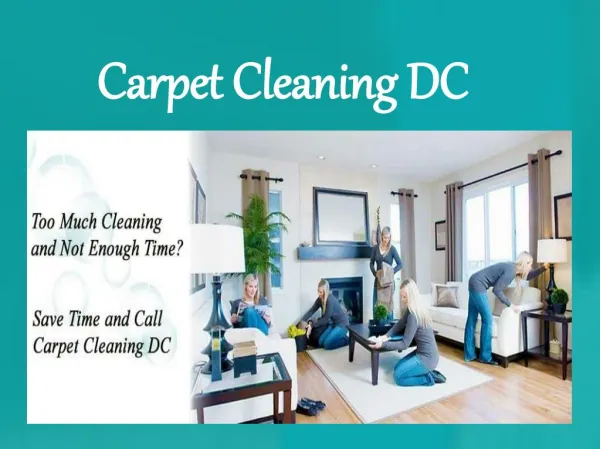 Top Professional Carpet Cleaning In DC