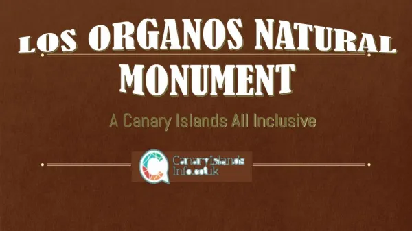 LOS ORGANOS NATURAL MONUMENT - A Canary Islands All Inclusive